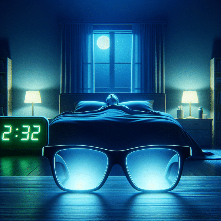 the impact of blue light filtering glasses on quality of sleep