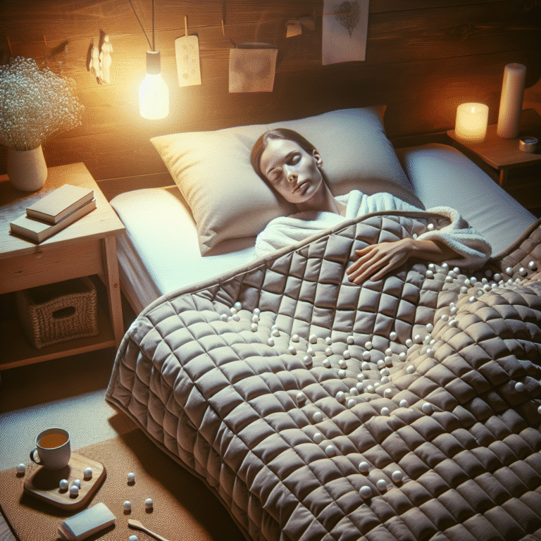 how to use weighted blankets to calm the nervous system after a call