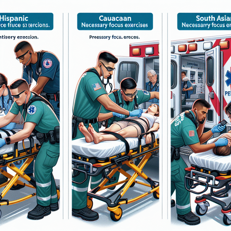 three-point focus exercises for EMS teams during patient transport