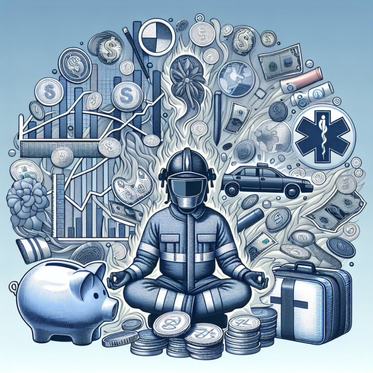 Mindful budget planning to alleviate financial stress on first responder salary.