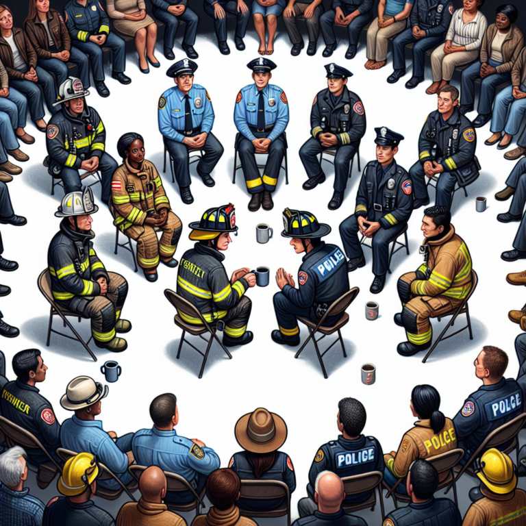 Best practices for peer support groups in police and fire services