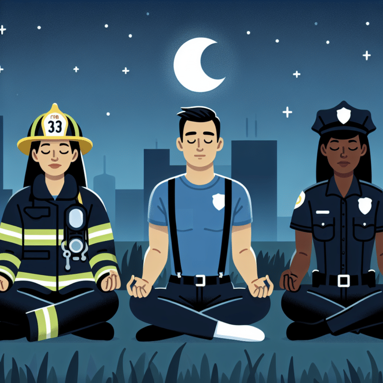 incorporating mindfulness meditation into pre-sleep routines for first responders