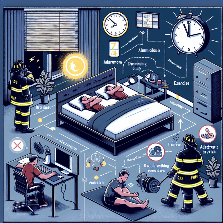 sleep hygiene strategies for adapting to 24-hour fire department shifts